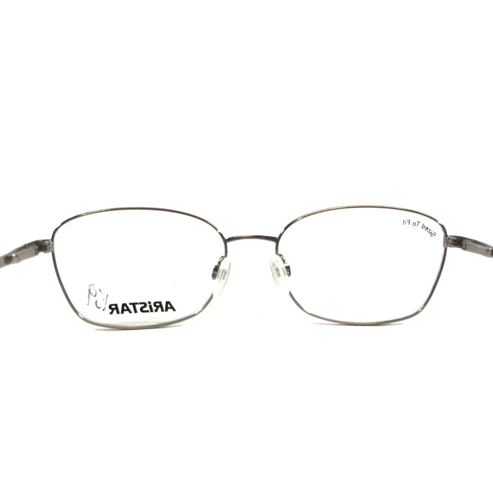 Aristar Eyeglasses Frames AR30827 573 Rose Gold Rectangle Wire Rim 56-17-145